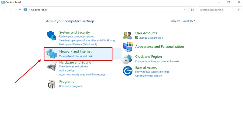 Change DNS on Windows 10